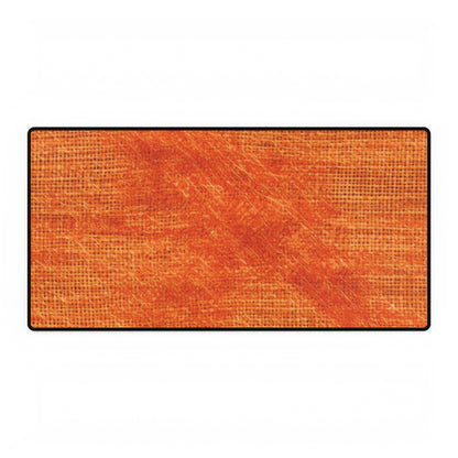 Burnt Orange/Rust: Denim-Inspired Autumn Fall Color Fabric - Desk Mats