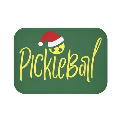 Pickleball Santa Christmas - Bath Mat