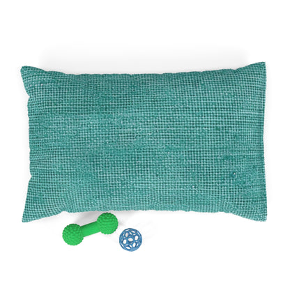 Quality Mint Turquoise Denim Fabric Deisgn, Stylish Material - Dog & Pet Bed