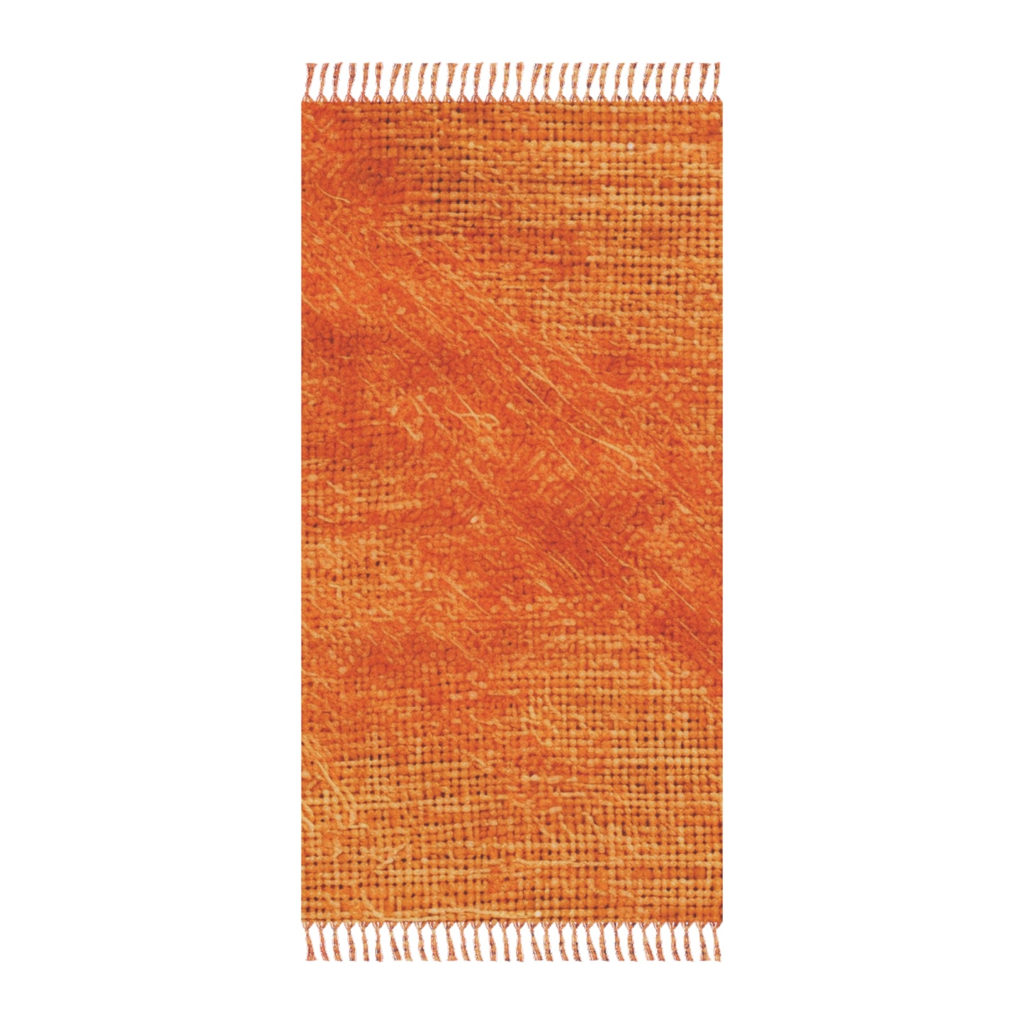 Burnt Orange/Rust: Denim-Inspired Autumn Fall Color Fabric - Boho Beach Cloth