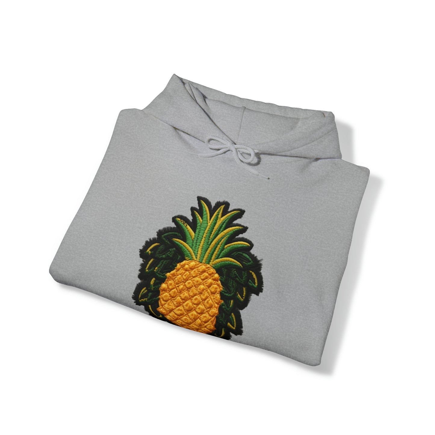 Pineapple Chenille Patch Design - Unisex Heavy Blend™ Hooded Sweatshirt