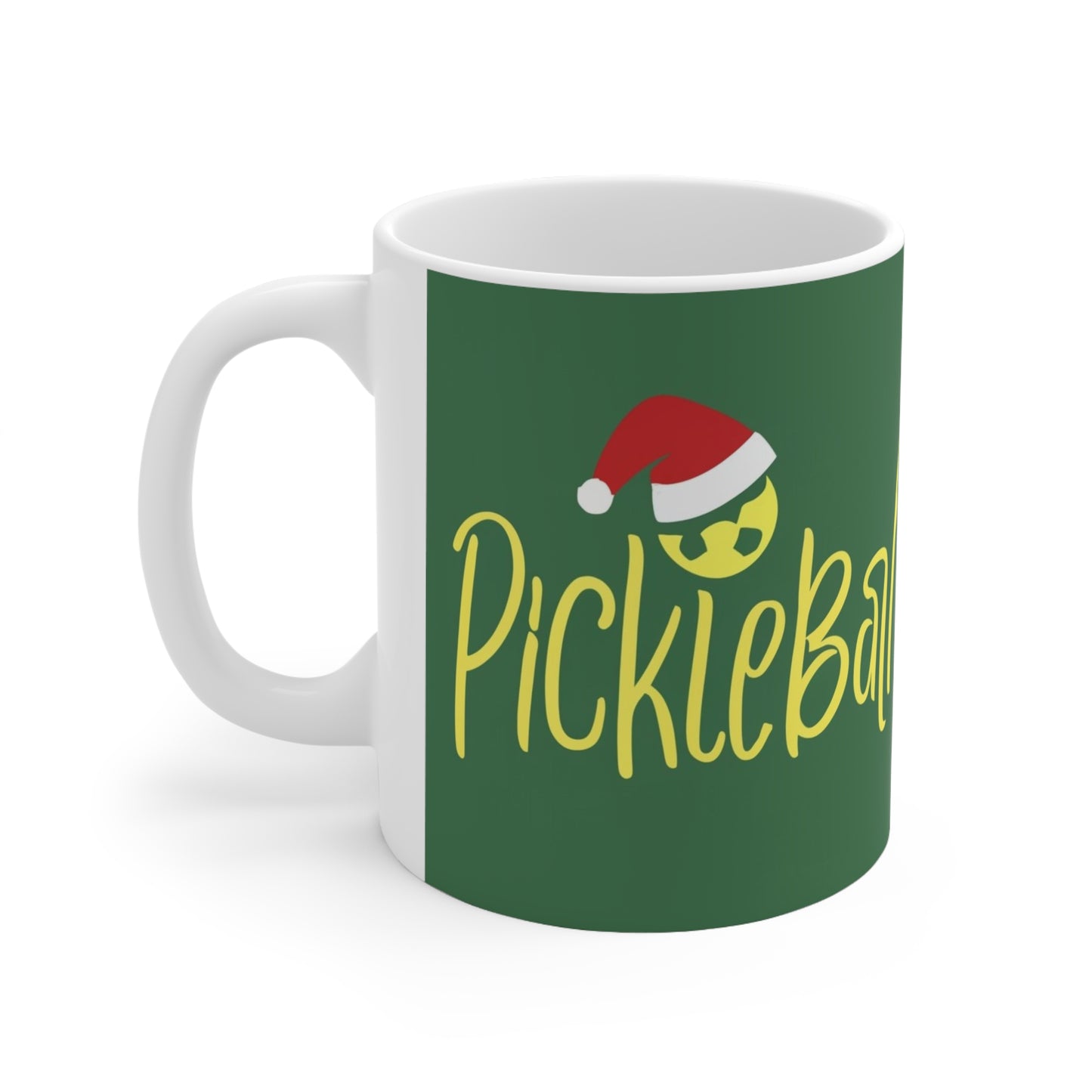 Pickleball Santa Navidad - Taza de cerámica 11oz