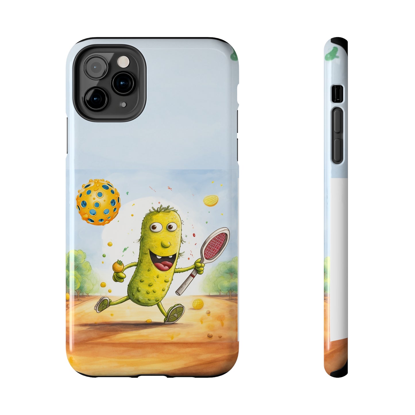 Pickleball Play: Pickle Sport Action Game, Fast Dink Ball - Tough Phone Cases