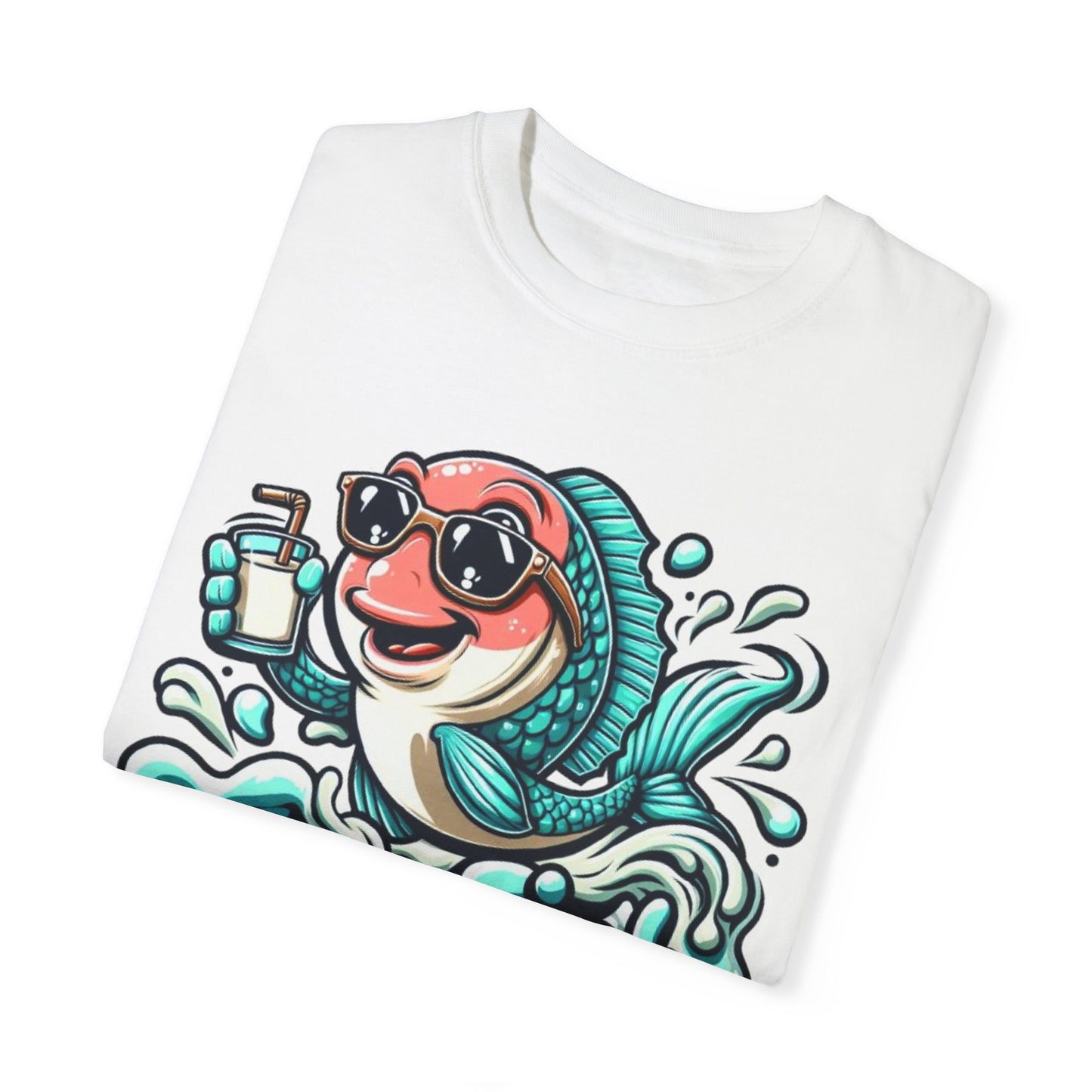 Milkfish, Funny Gift, Unisex Garment-Dyed T-shirt