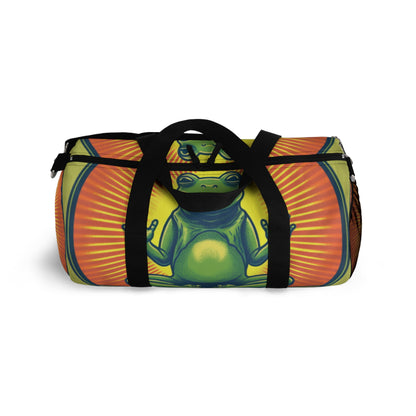 Yoga Frog Namaste Amphibian Relax Graphic Duffel Bag