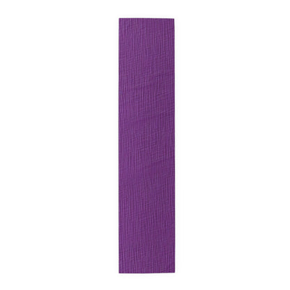 Violet/Plum/Purple: Denim-Inspired Luxurious Fabric - Table Runner (Cotton, Poly)