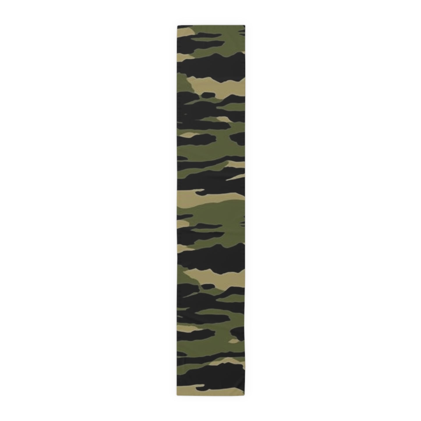 Tiger Stripe Camouflage: Military Style - Table Runner (Cotton, Poly)