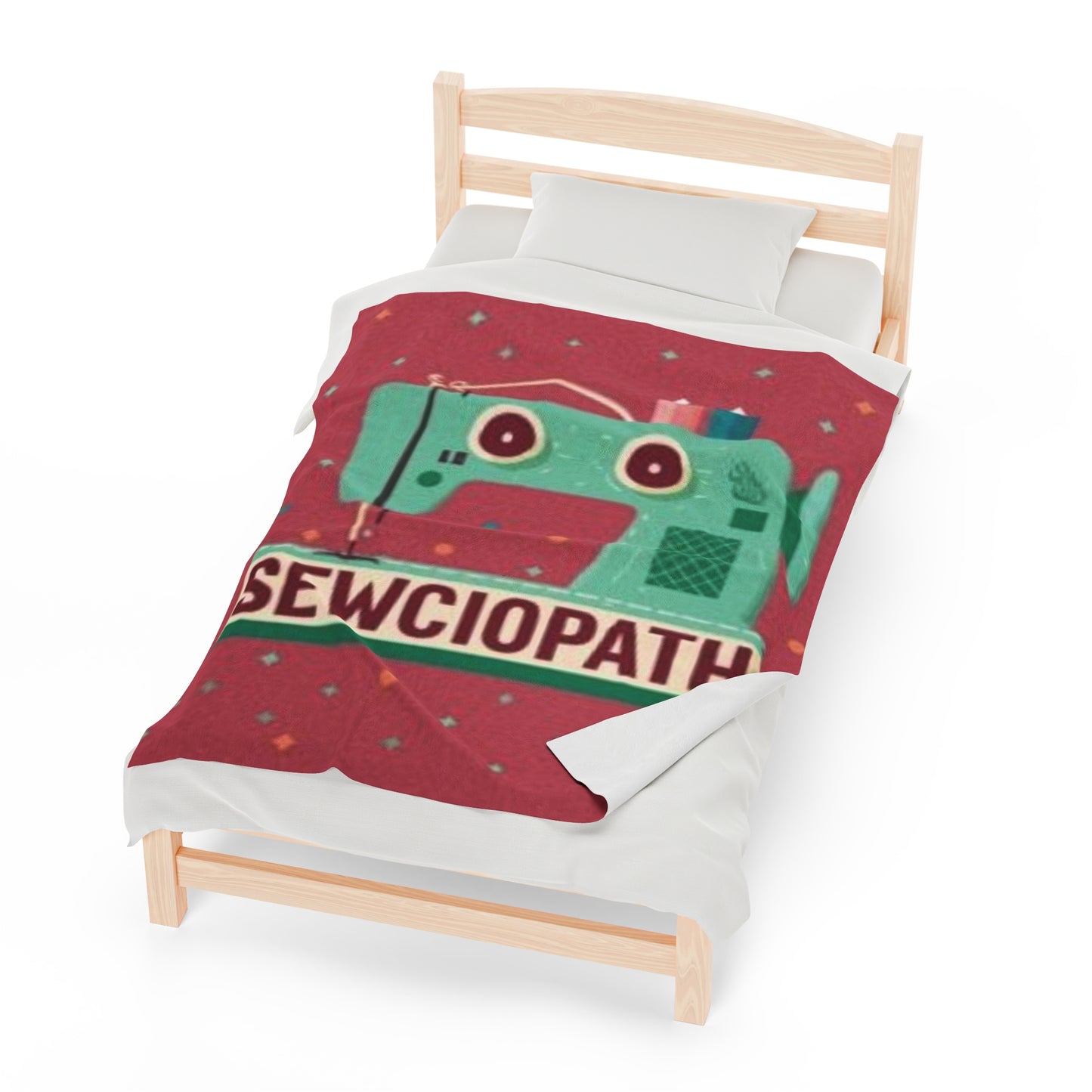 Sewing Sewciopath - Velveteen Plush Blanket