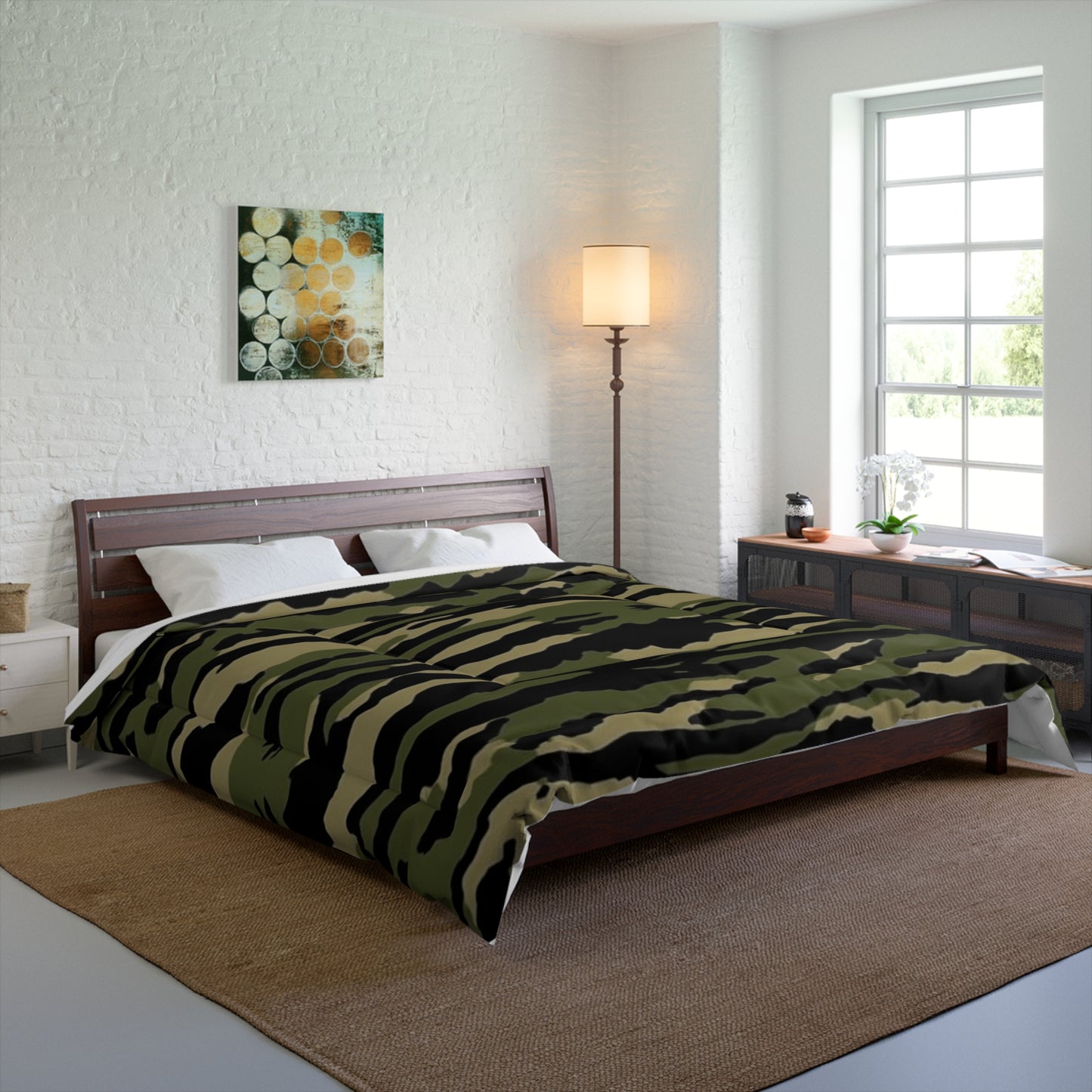 Tiger Stripe Camouflage: Military Style - Comforter