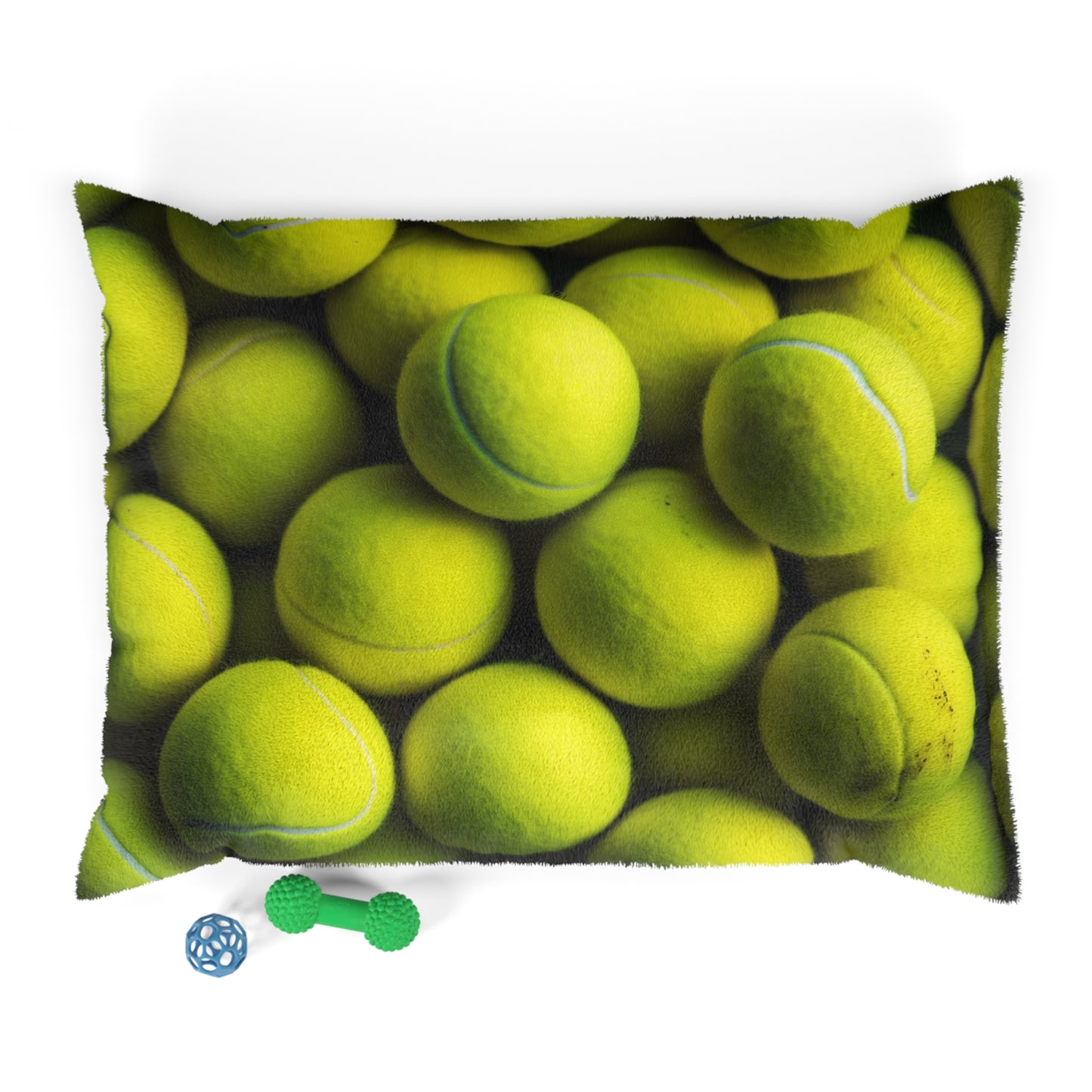 Tennis Ball Sport: Athlete Court Action, Rally & Serve - Dog & Pet Bed