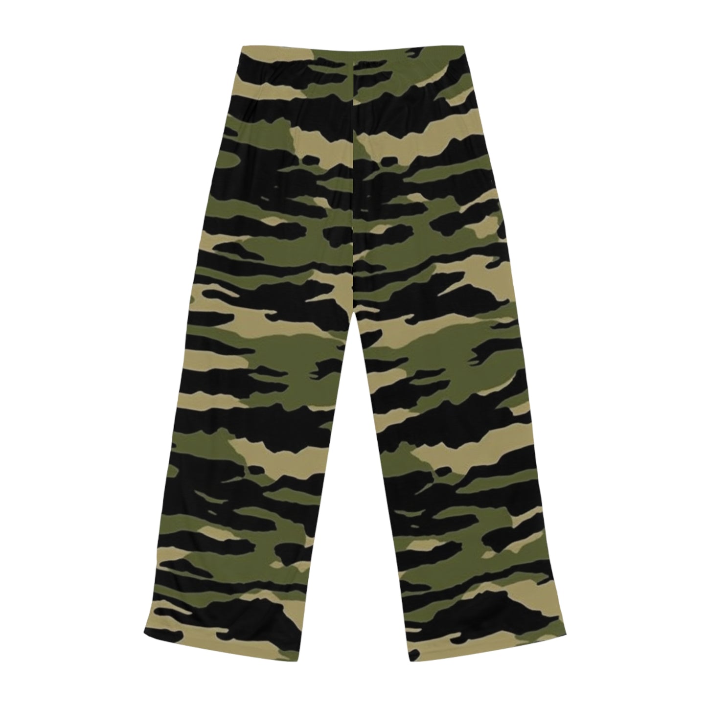 Tiger Stripe Camouflage: Military Style - Women's Pajama Pants (AOP)