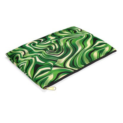 Disco Zebra Green - Accessory Pouch