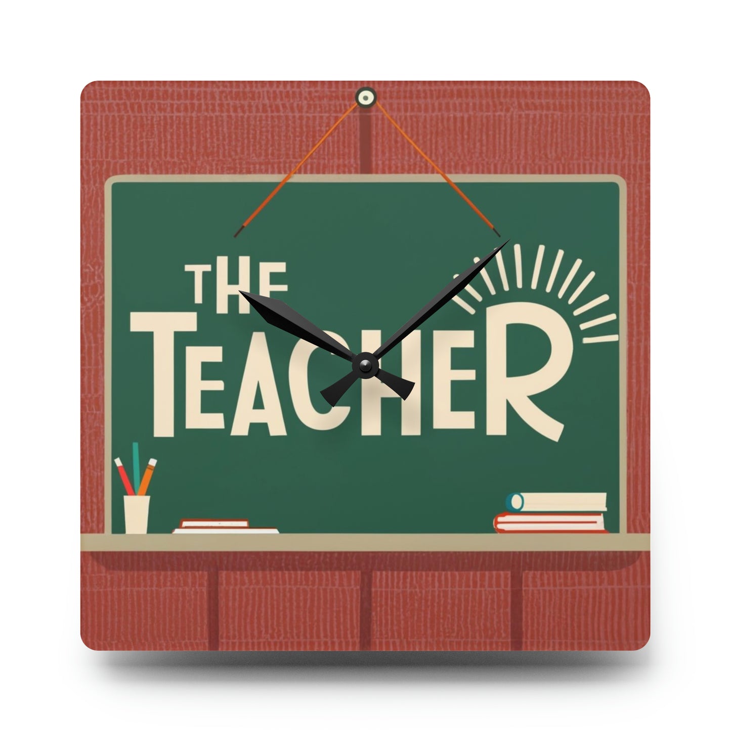 The Teacher - Acrylic Wall Clock