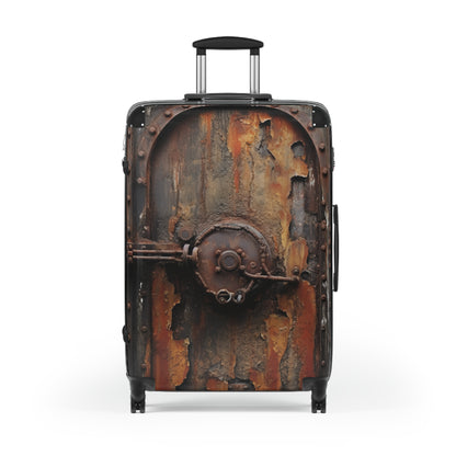 Steampunk Rusted Heavy Metal Door - Suitcase