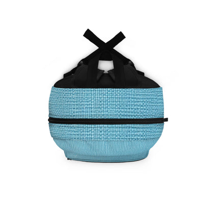 Bright Aqua Teal: tela de verano azul refrescante inspirada en la mezclilla - Mochila