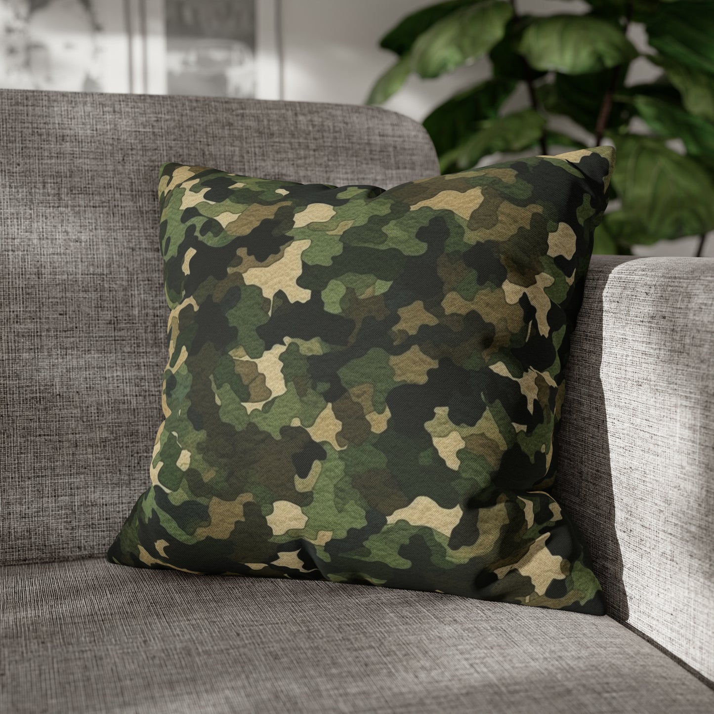 Classic Camo | Camouflage Wrap | Traditional Camo - Spun Polyester Square Pillow Case