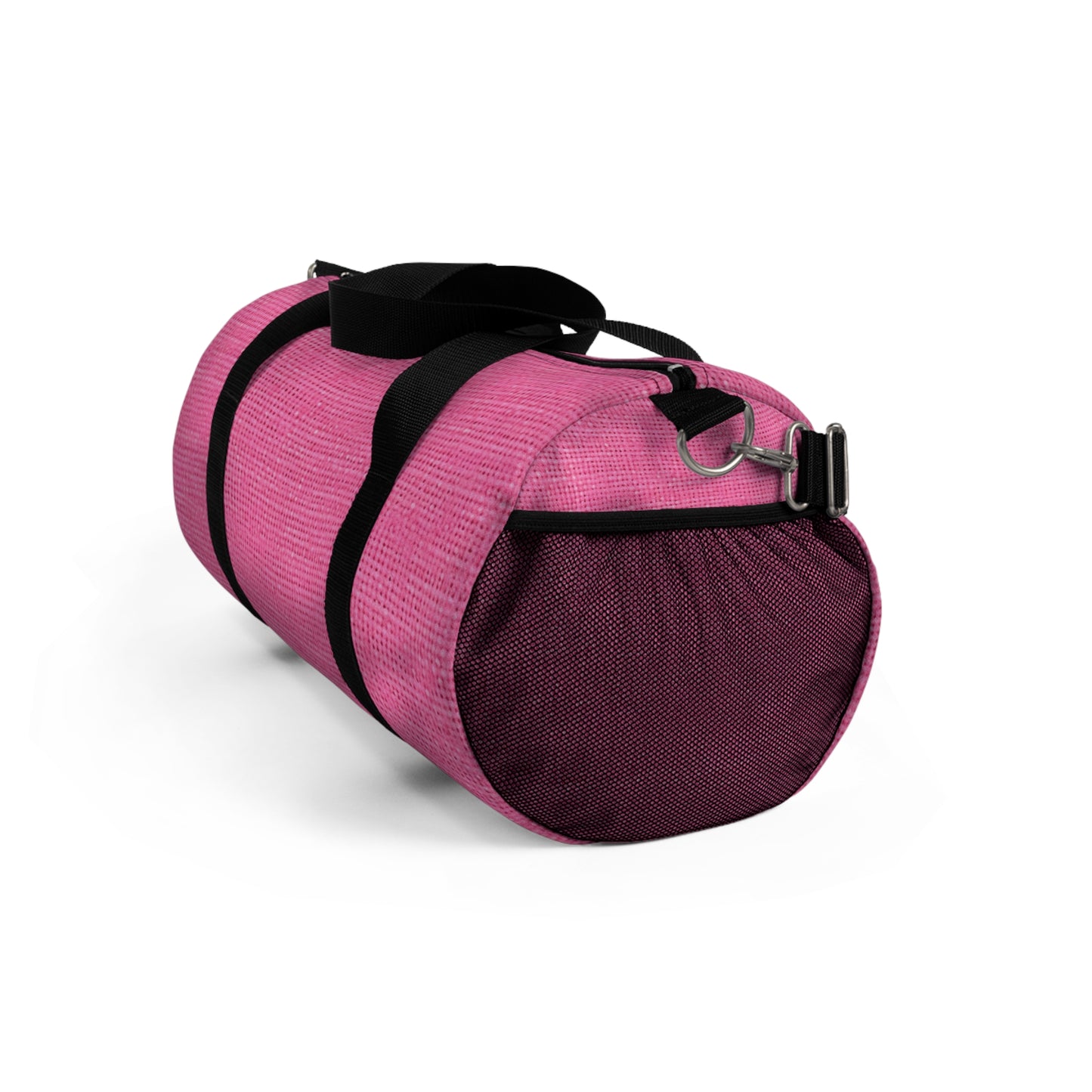 Doll-Like Pink Denim Designer Fabric Style - Duffel Bag