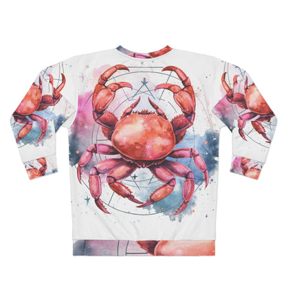 Signo de estrella de Cáncer - Astrología del zodíaco elegante - Sudadera unisex (AOP) 