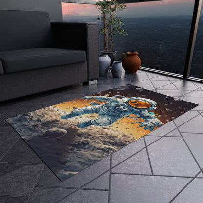 Galactic Adventurer - Celestial Star Art: Deep Space Exploration - Outdoor Rug