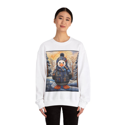 Penguin Quilt Design - Unisex Heavy Blend™ Crewneck Sweatshirt