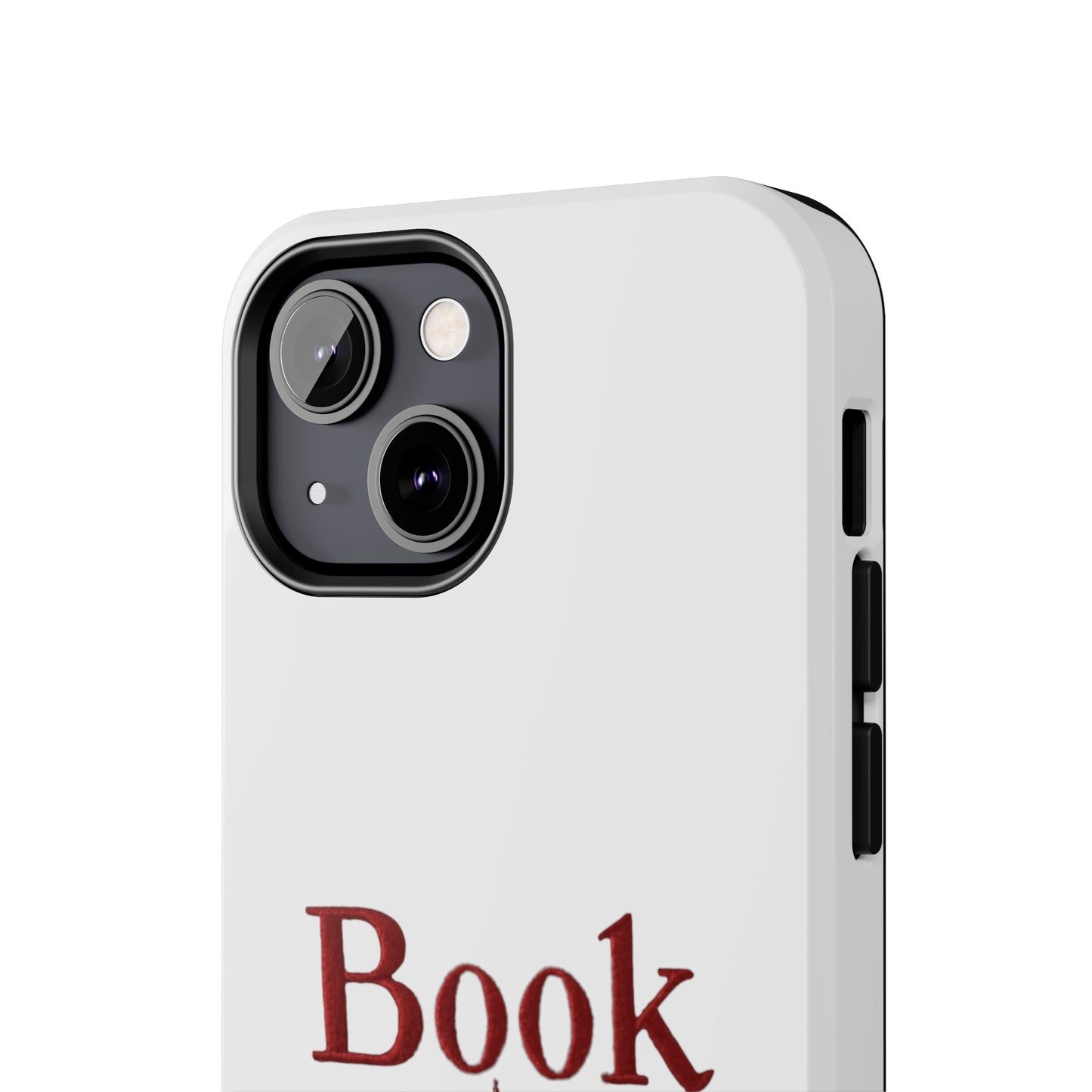 Open Book Embroidery Art: Book Lover Text for Avid Readers - Tough Phone Cases