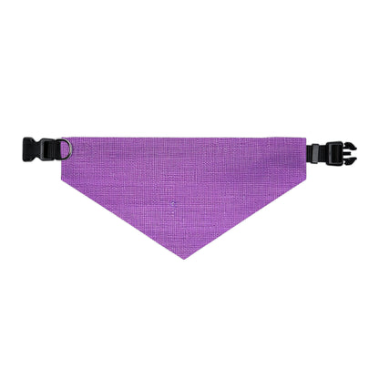 Hyper Iris Orchid Red: Denim-Inspired, Bold Style - Pet Bandana Collar