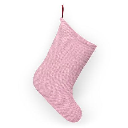 Blushing Garment Dye Pink: Denim-Inspired, Soft-Toned Fabric - Christmas Stockings