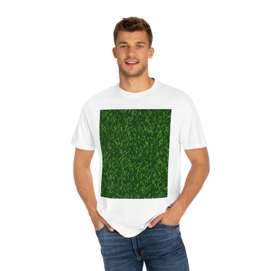 Touch Grass - Césped artificial verde para exteriores, estilo interior, camiseta unisex teñida en prenda 