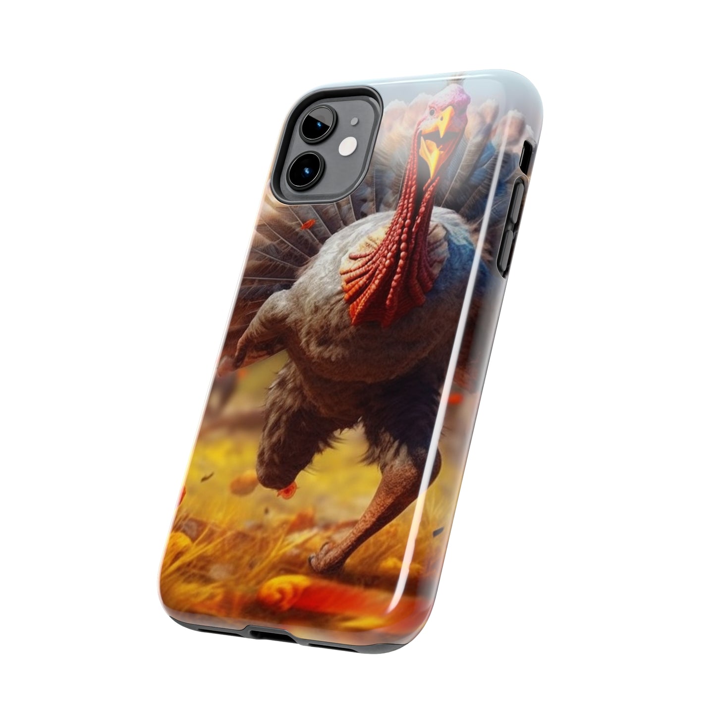 Thanksgiving Trot Turkey Run Athlete Sprint Racer Holiday Feast Dinner - Tough Phone Cases