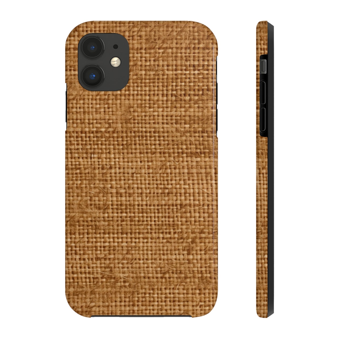 Light Chocolate: Denim-Inspired Elegant Fabric - Tough Phone Cases