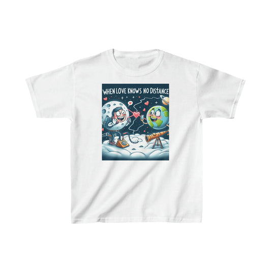 Long Distance Relationship, When Love Knows No Distance, Kids Heavy Cotton™ Tee