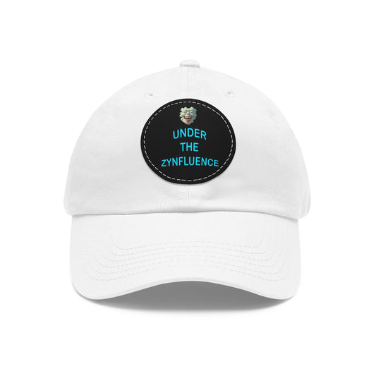 Under The Zynfluence - Dad Hat with Leather Patch (Round)