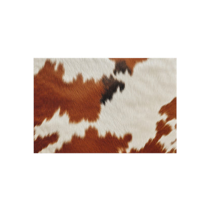 Hair Cowhide Leather Natural Design Tough Durable Rugged Style - Outdoor Rug