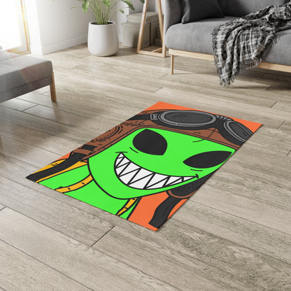 Space Force Aviator Alien Visitor Dobby Rug