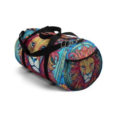 Astrological Leo - Cosmic Zodiac Constellation, Lion Symbol Art - Duffel Bag