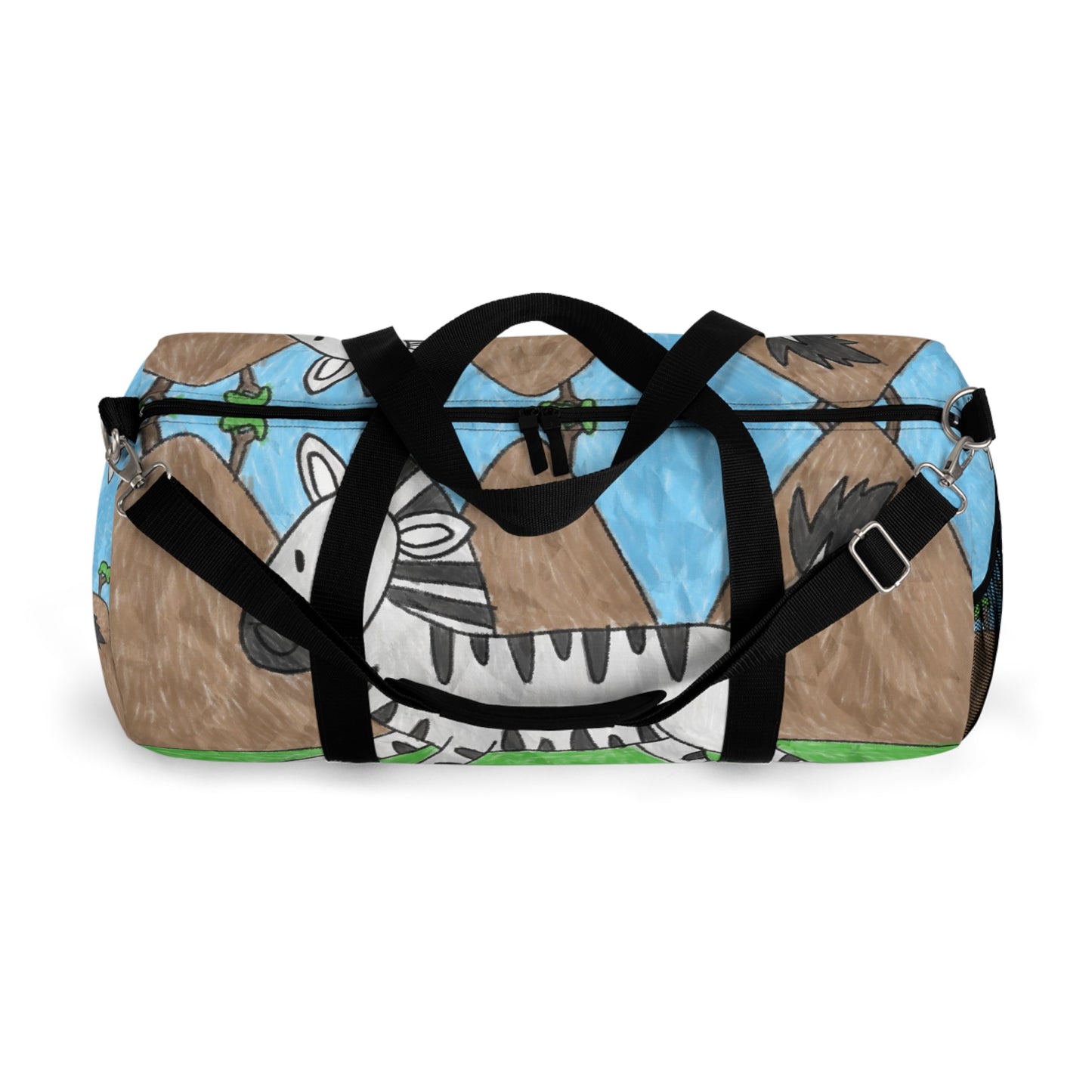 Zebra Graphic Hipster Zebra Animal Duffel Bag