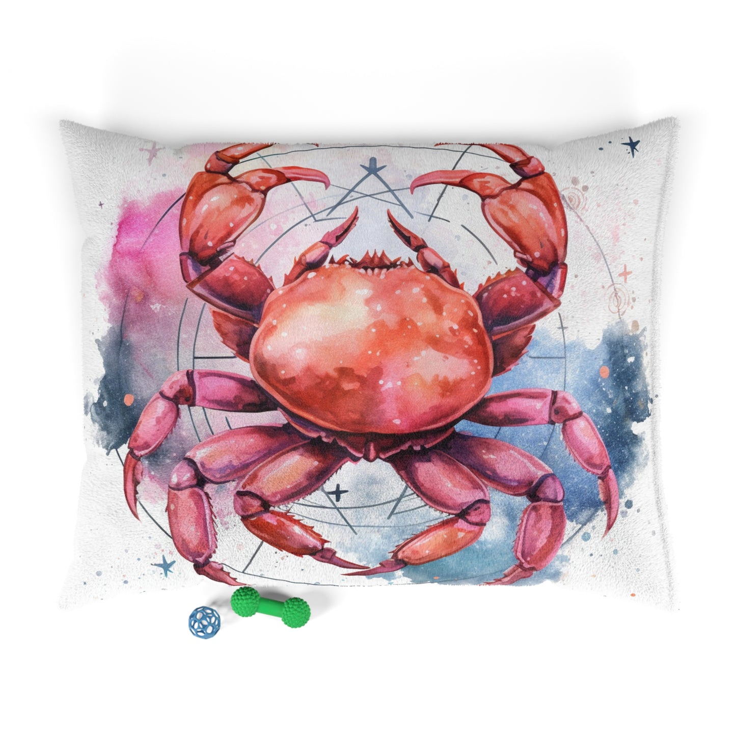 Cancer Star Sign - Elegant Zodiac Astrology - Pet Bed