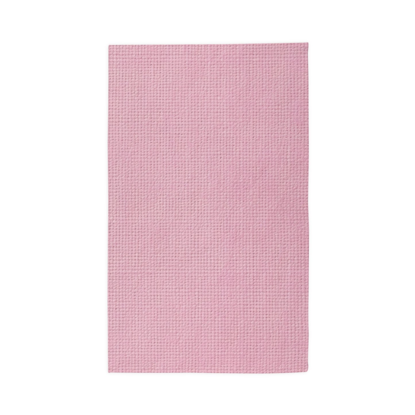Blushing Garment Dye Pink: Denim-Inspired, Soft-Toned Fabric - Dobby Rug
