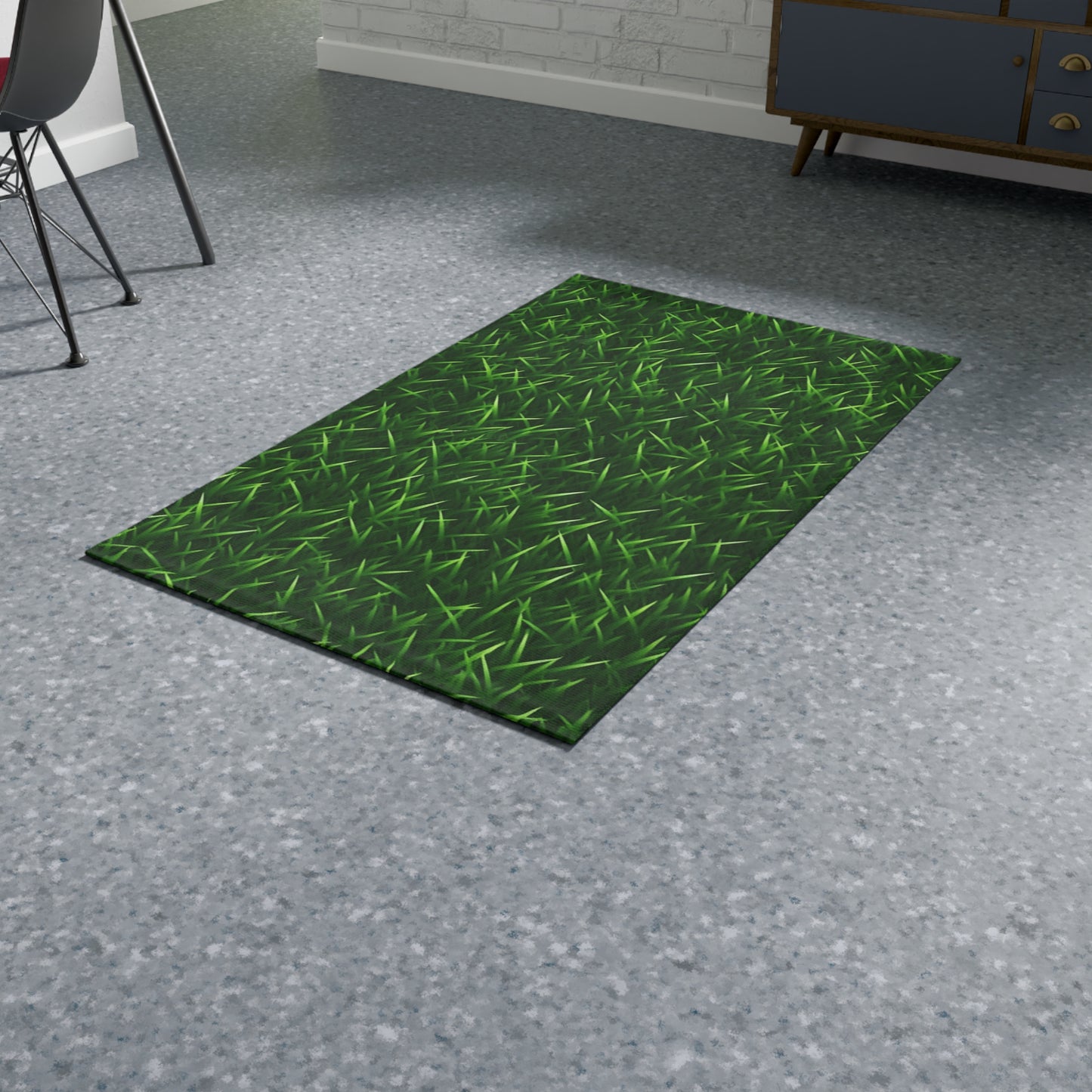 Touch Grass Indoor Style Outdoor Green Artificial Grass Turf - Dobby Rug