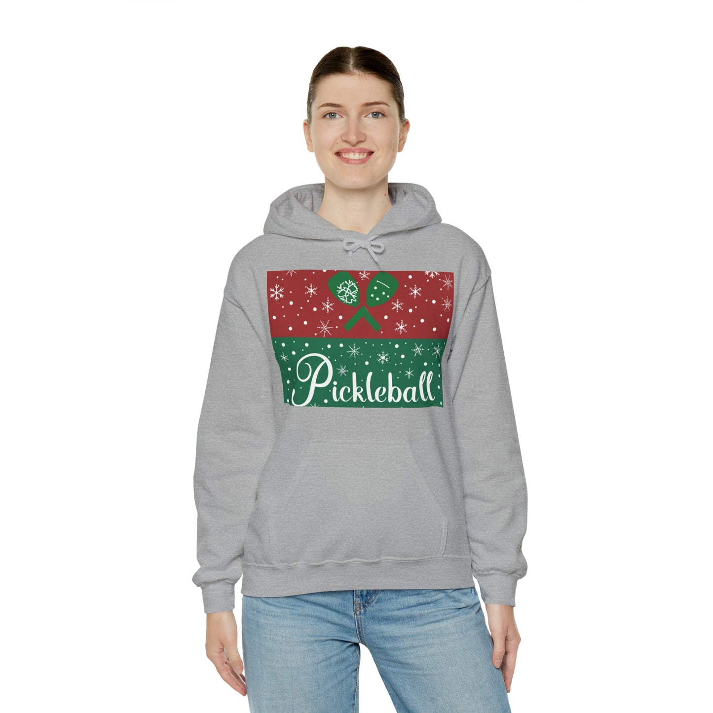 Pickleball Invierno - Especial de Navidad - Sudadera con capucha Unisex Heavy Blend™ 