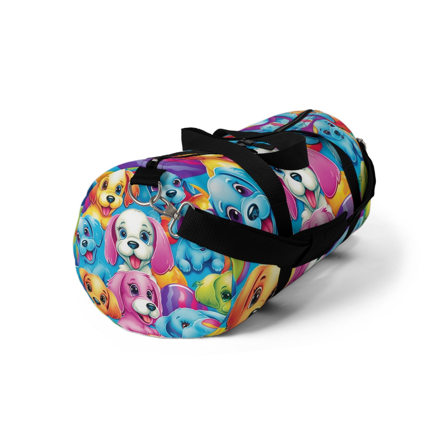 Happy Puppy & Dog Design - Vivid and Eye-Catching - Duffel Bag