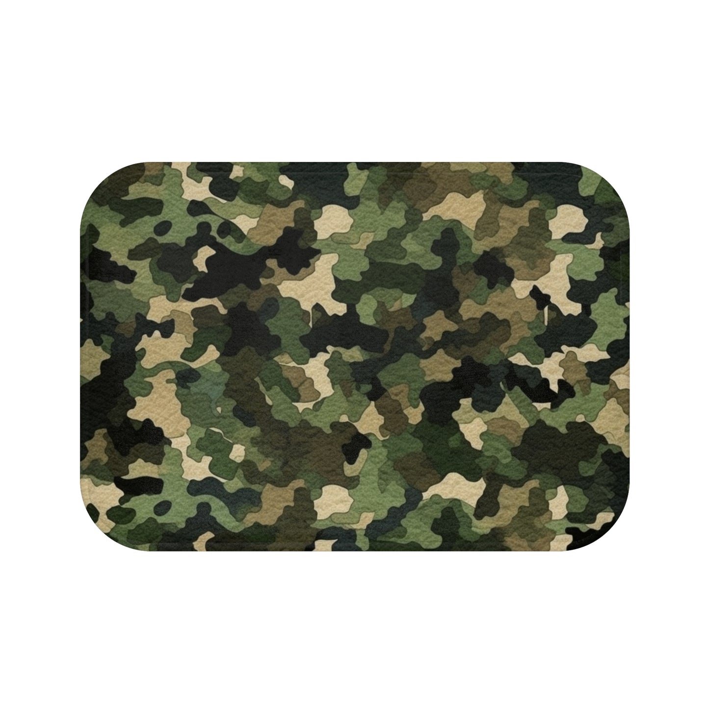 Classic Camo | Camouflage Wrap | Traditional Camo - Bath Mat