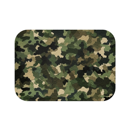 Classic Camo | Camouflage Wrap | Traditional Camo - Bath Mat