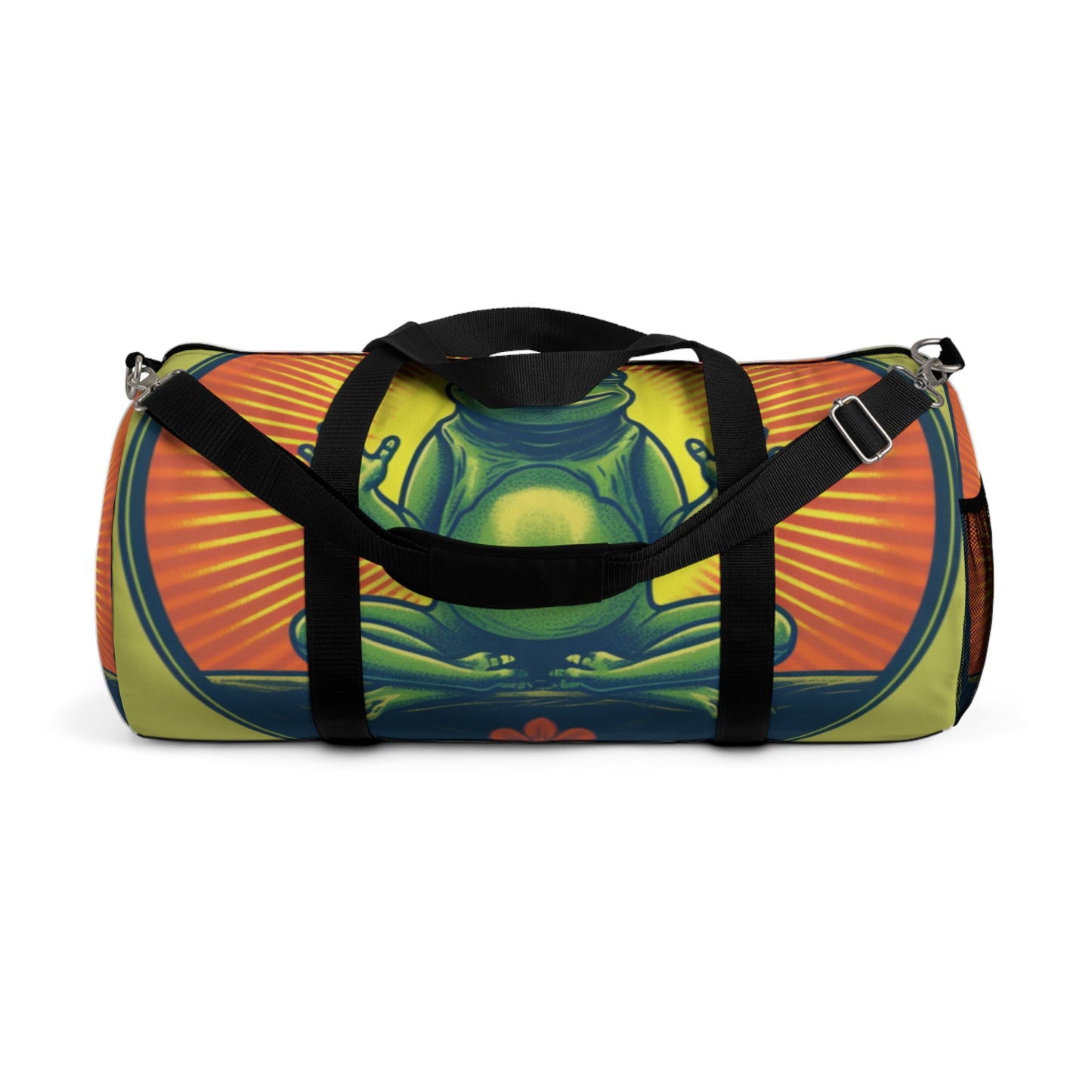 Yoga Frog Namaste Amphibian Relax Graphic Duffel Bag