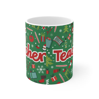 Teacher Christmas 2023 Holiday - Ceramic Mug 11oz