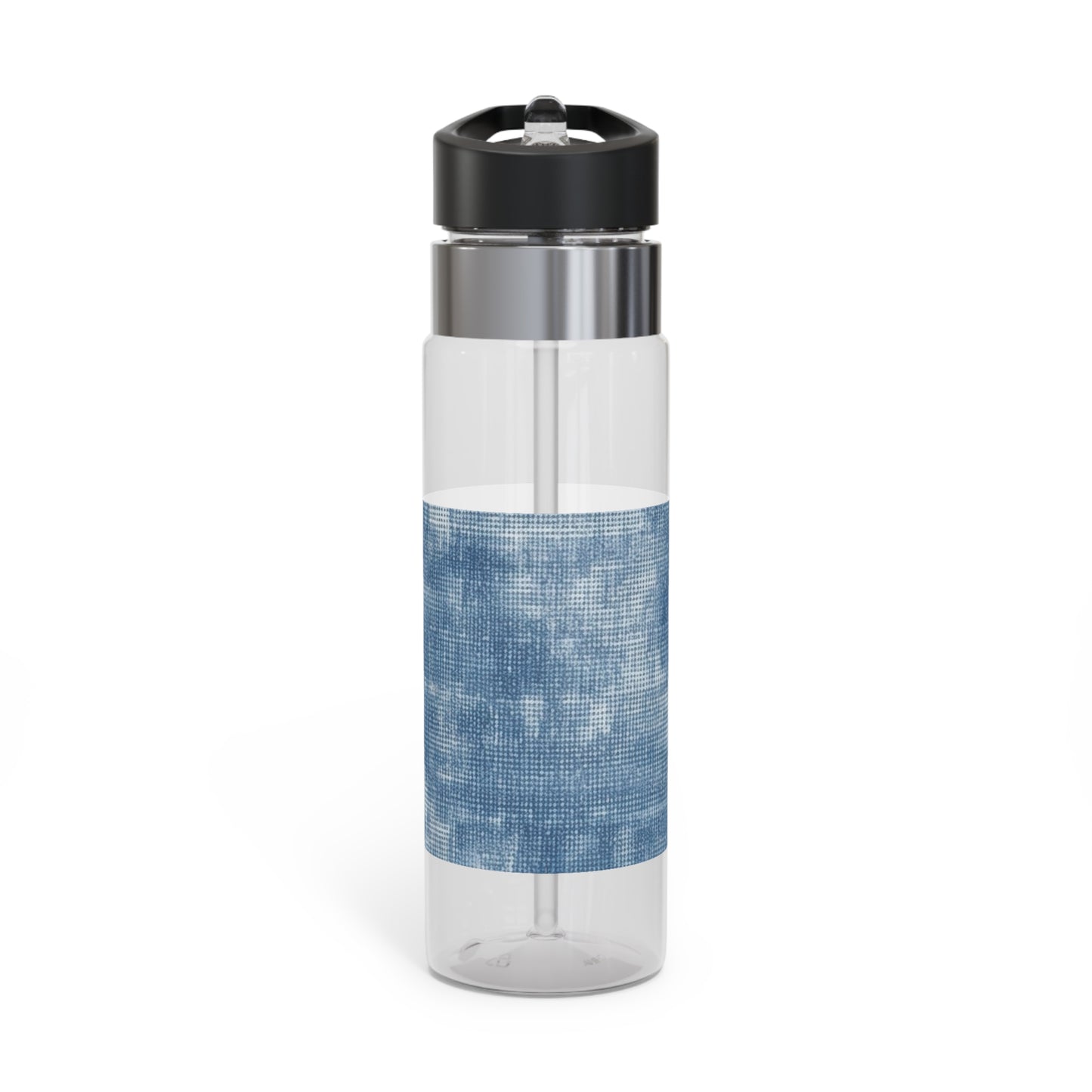 Faded Blue Washed-Out: Denim-Inspired, Style Fabric - Kensington Tritan™ Sport Bottle, 20oz