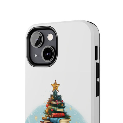 Book Lover Christmas Tree, Gift For Readers - Tough Phone Cases