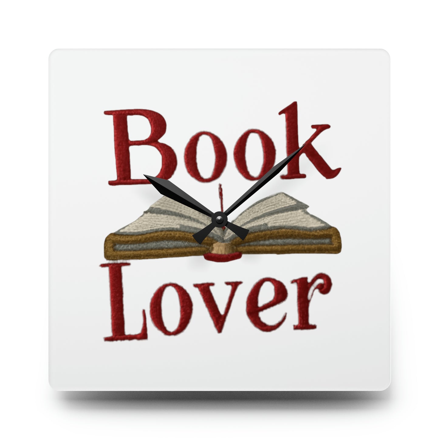 Book Lover Reader - Acrylic Wall Clock