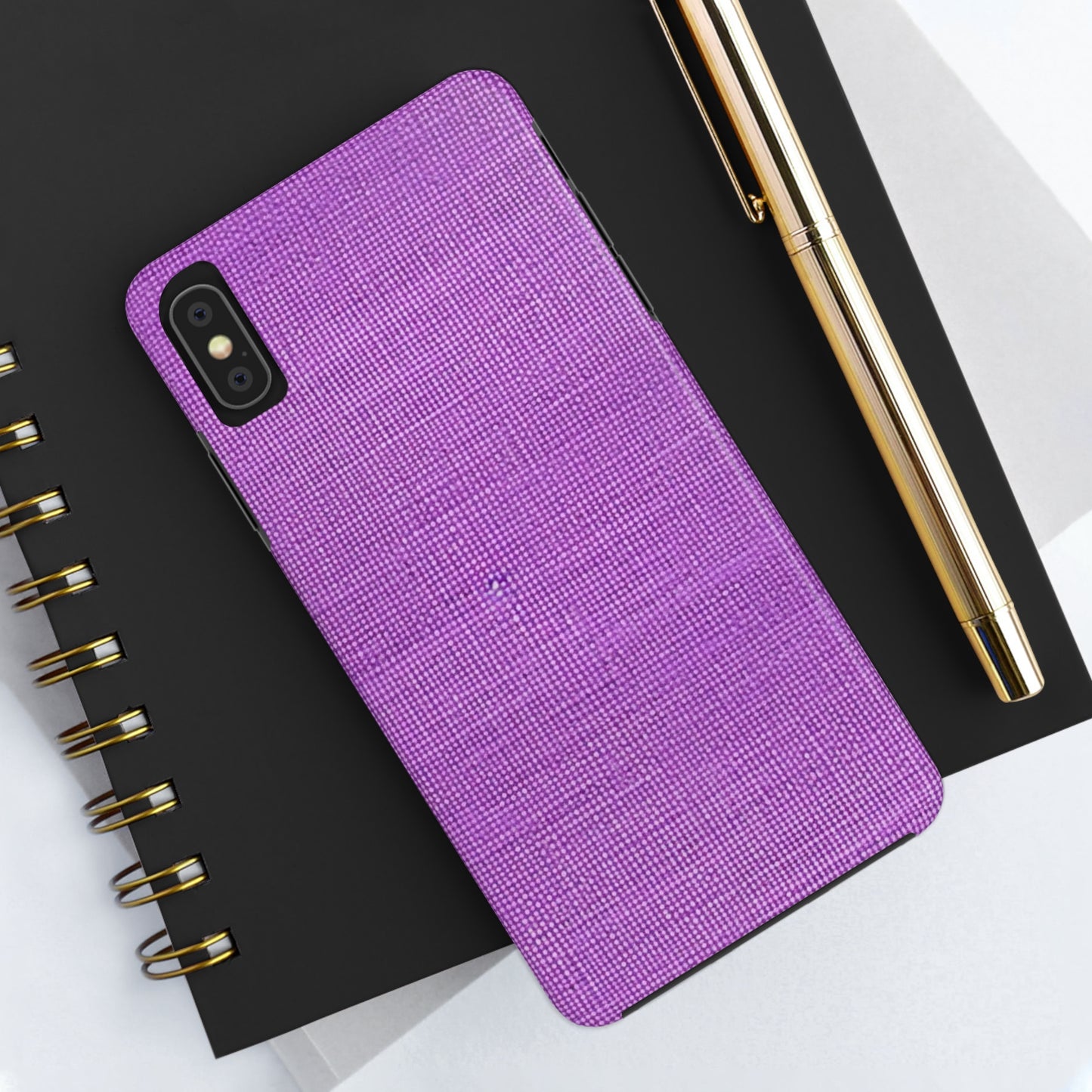 Hyper Iris Orchid Red: Denim-Inspired, Bold Style - Tough Phone Cases