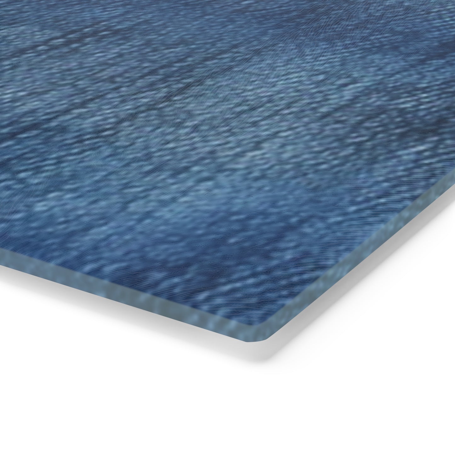 Indigo Splash: Washed Denim Reverie in Deep Blue - Cutting Board